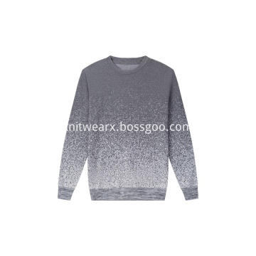 Men's Knitted Cashmere Jacquard Sweater